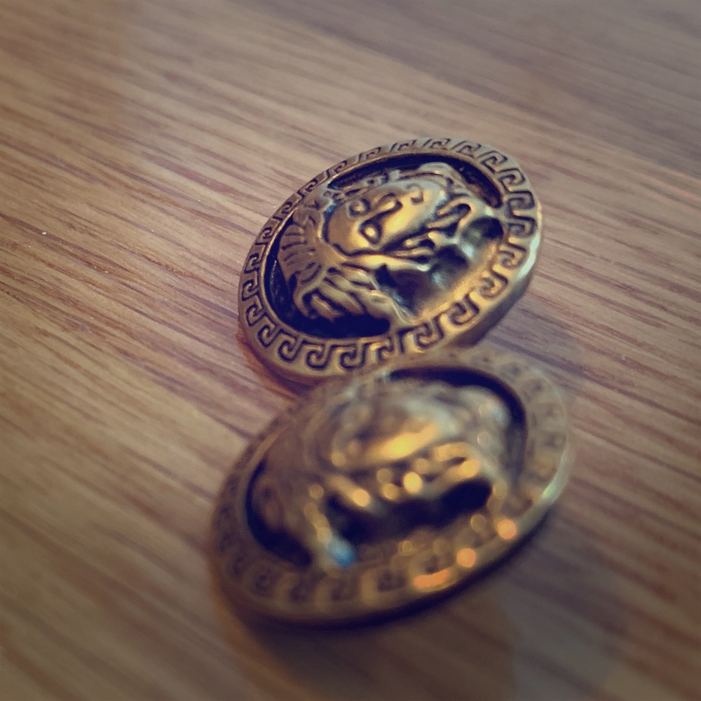 Vintage Medusa buttons